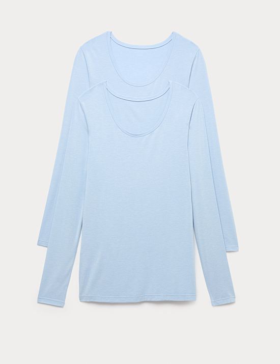 Termiczne topy z długim rękawem Heatgen&trade;, 2 szt.