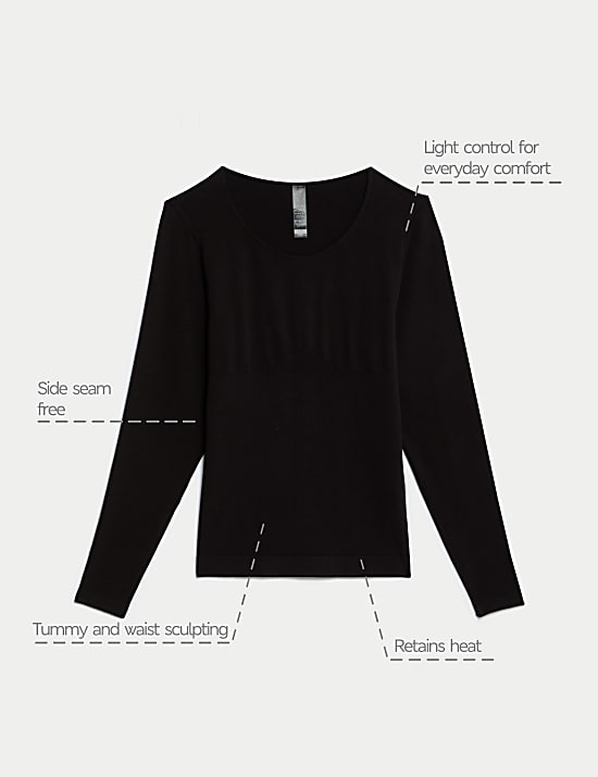 Μακρυμάνικη ισοθερμική μπλούζα shaping με Heatgen™