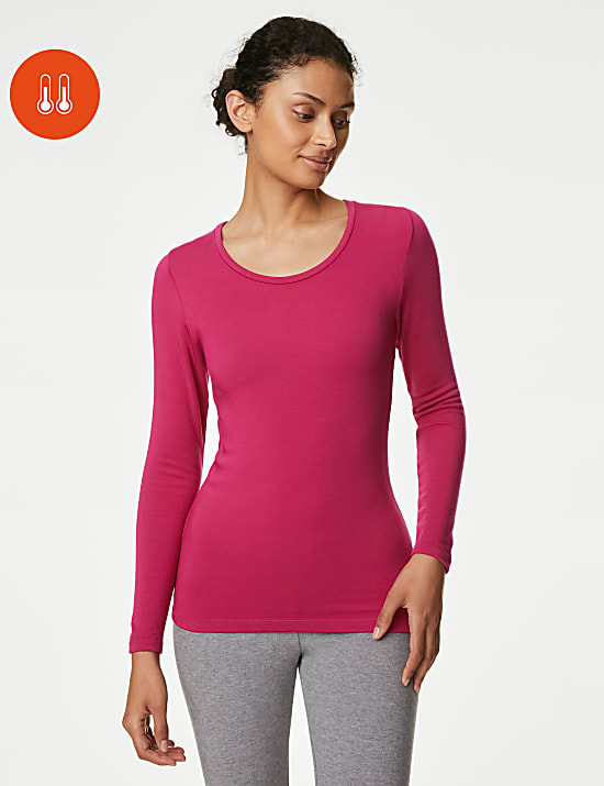 Heatgen&trade; Medium Thermal Scoop Neck Top