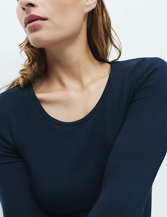 Heatgen&trade; Medium Thermal Scoop Neck Top