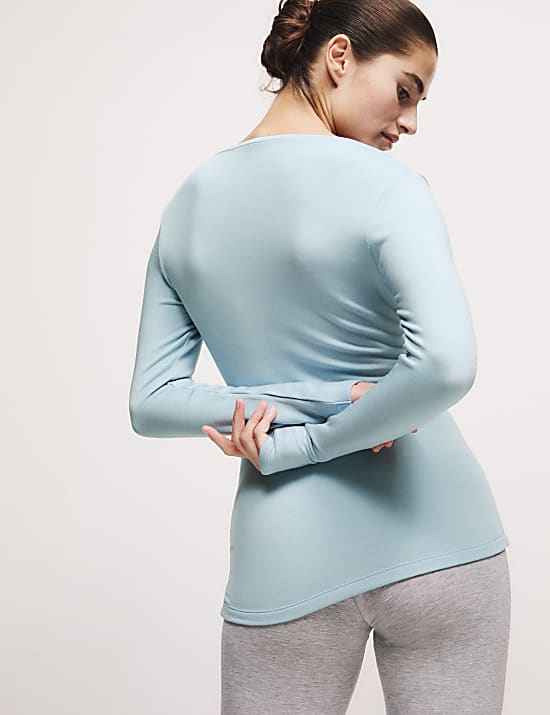 Ισοθερμικό τοπ Heatgen™ μέτριας θερμότητας με βαθιά στρογγυλή λαιμόκοψη