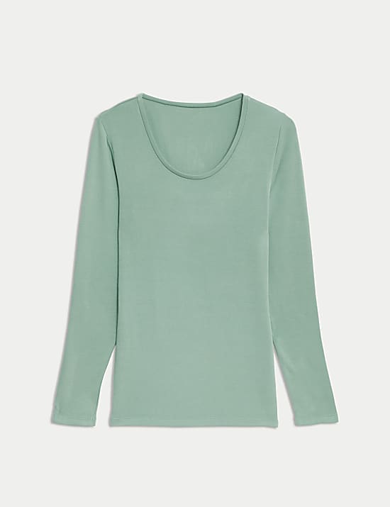 Heatgen&trade; Medium Thermal Scoop Neck Top