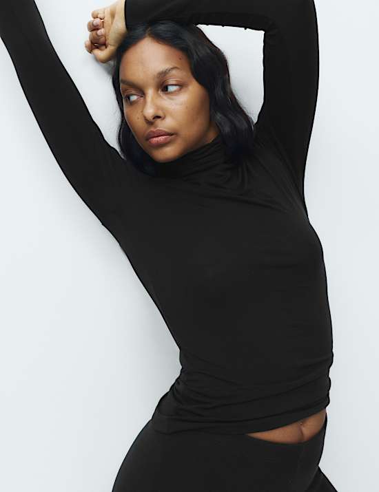 2pk Heatgen™ Thermal Polo Neck Tops