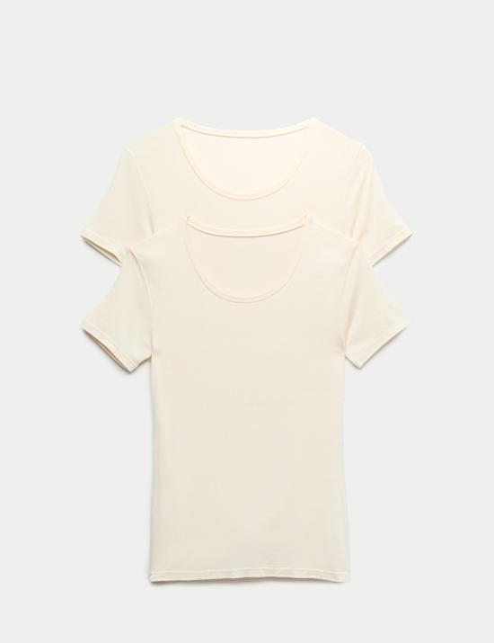 2pk Heatgen™ Thermal Short Sleeve Tops