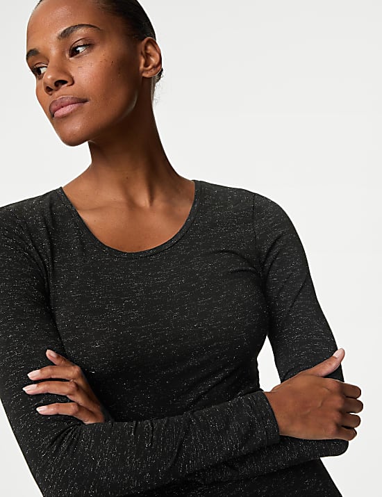 2pk Heatgen™ Thermal Sparkle Tops