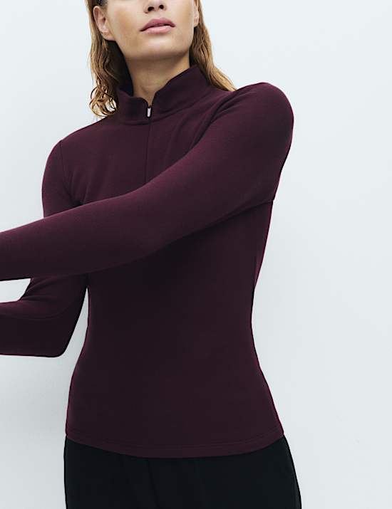 Heatgen™-Thermo-Oberteil mit Stehkragen für maximale Wärme