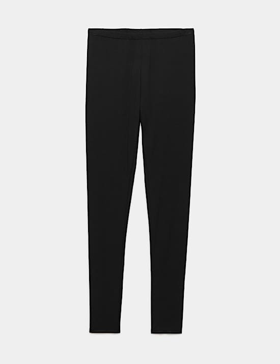 Modal Rich Thermal Leggings with Cashmere
