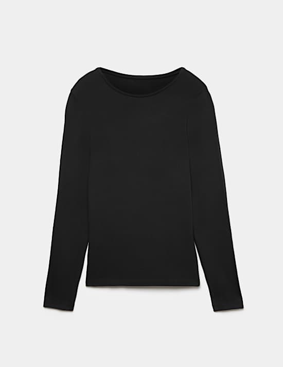 Top t&eacute;rmico Heatgen&trade; de cuello redondo de calidez media
