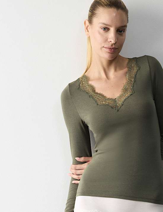 Modal Rich Thermal Top with Cashmere