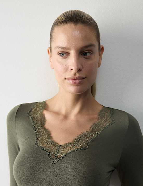 Modal Rich Thermal Top with Cashmere