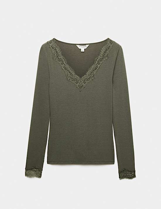 Modal Rich Thermal Top with Cashmere