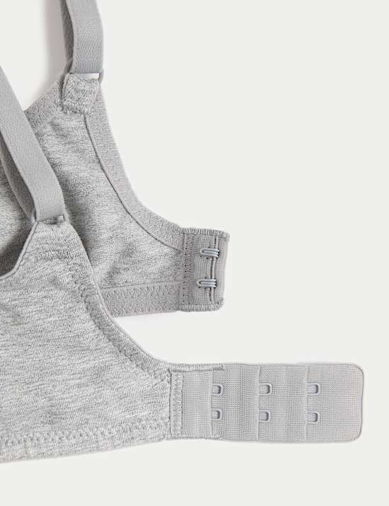 Lot de 3 soutiens-gorge invisibles plongeants à armatures, bonnets A à F