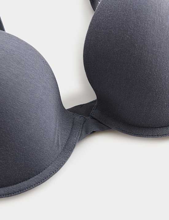 3pk Wired Plunge T-Shirt Bras A-E