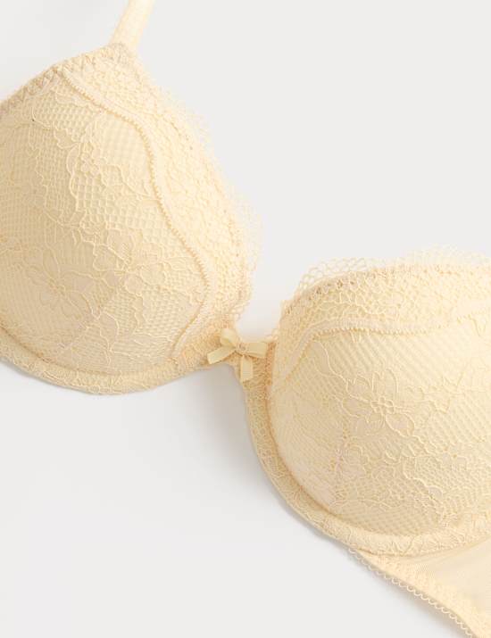 2 Pack Jasmine Lace Wired Plunge Bras (A-E)