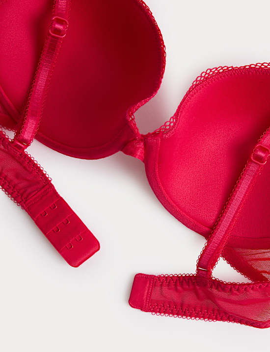 Jasmine Lace Wired Plunge Bra A-E