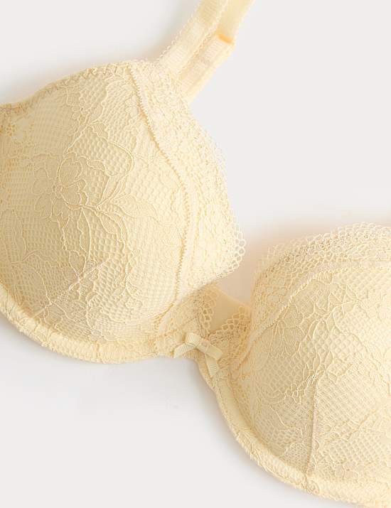 Soutien-gorge plongeant &agrave; armatures en dentelle Jasmine, bonnets A &agrave; E
