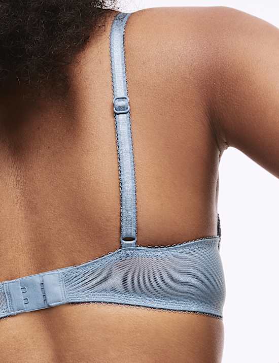 Jasmine Lace Wired Plunge Bra A-E