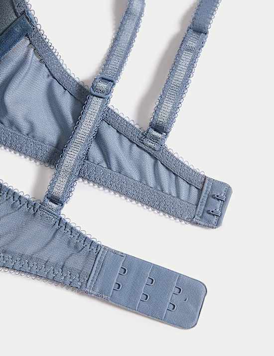 Jasmine Lace Wired Plunge Bra A-E