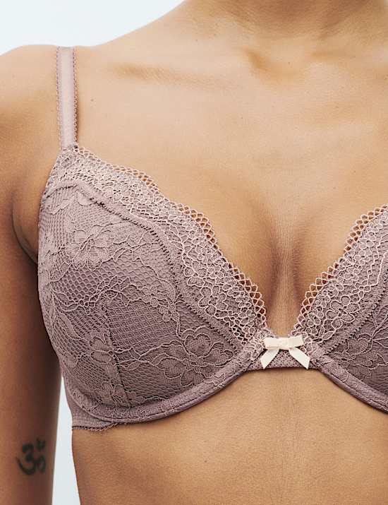 Jasmine Plunge-BH mit B&uuml;gel und Spitze (A&ndash;E)