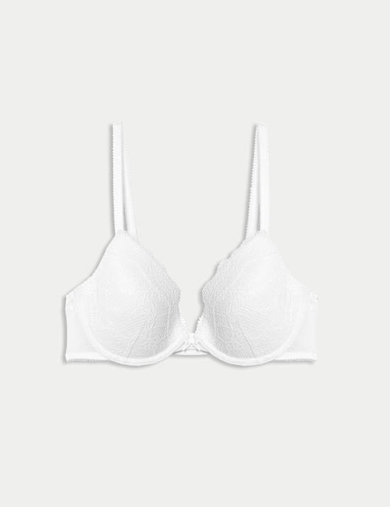 Jasmine Lace Wired Plunge Bra A-E