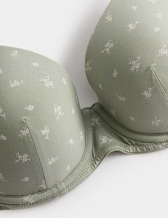 3pk Cotton Rich Wired T-Shirt Bras A-E