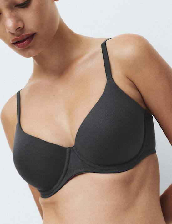 3pk Wired Full Cup T-Shirt Bras A-E
