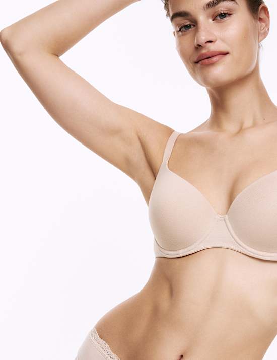 3pk Wired Full Cup T-Shirt Bras A-E