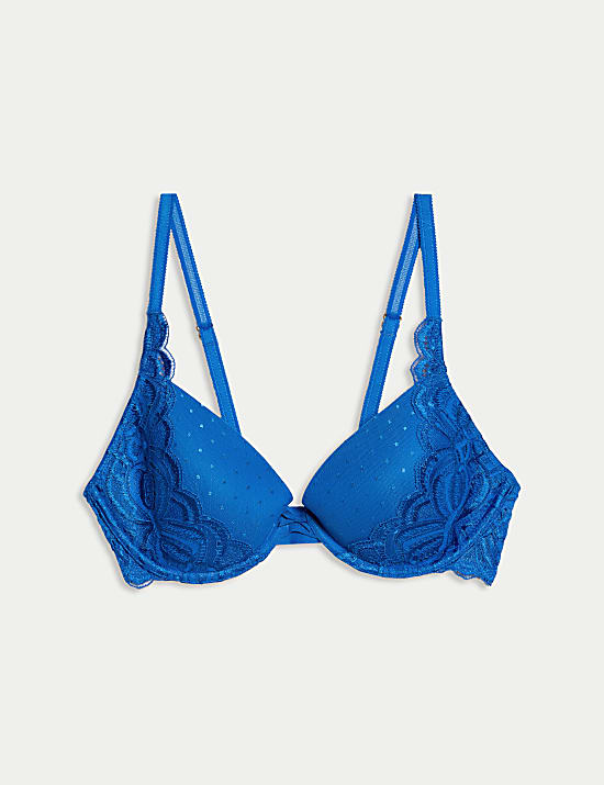 Amelia Lace Wired Plunge Bra (A-E)