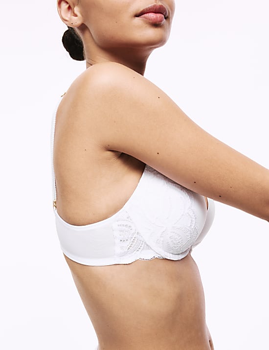 Σουτιέν Amelia με βαθύ ντεκολτέ, μπανέλα από δαντέλα (Α-Ε)