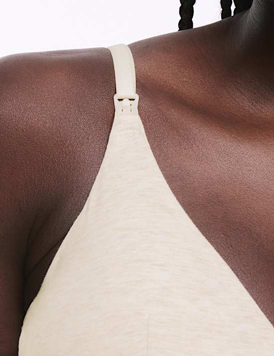 Lot de 2 soutien-gorges d'allaitement sans armatures, bonnets A à D