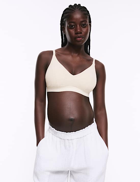 Lot de 2 soutien-gorges d'allaitement sans armatures, bonnets A à D