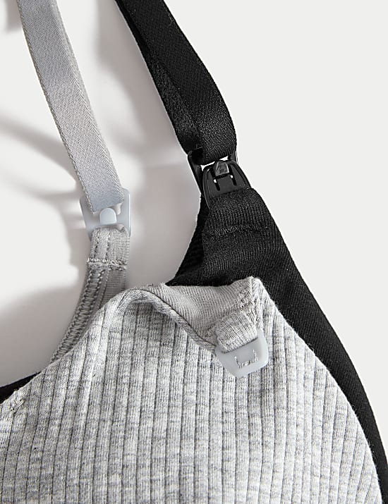 2 pak Bra Menyusui Tanpa Kawat A-D