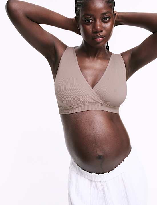 Lot de 2 soutiens-gorge de maternité et d'allaitement confortables