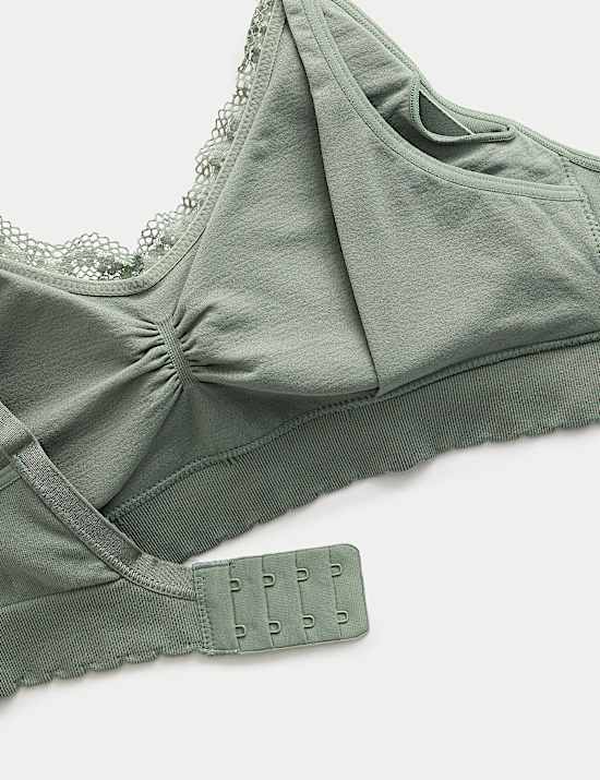 2pk Seamless Non Wired Maternity Nursing Bras