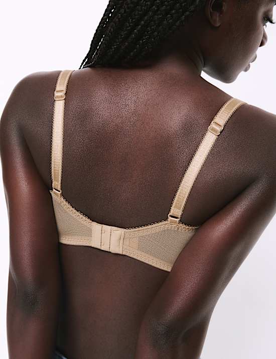 Soutien-gorge de maternité et allaitement sans armature orné de dentelle jasmin, bonnets B à H