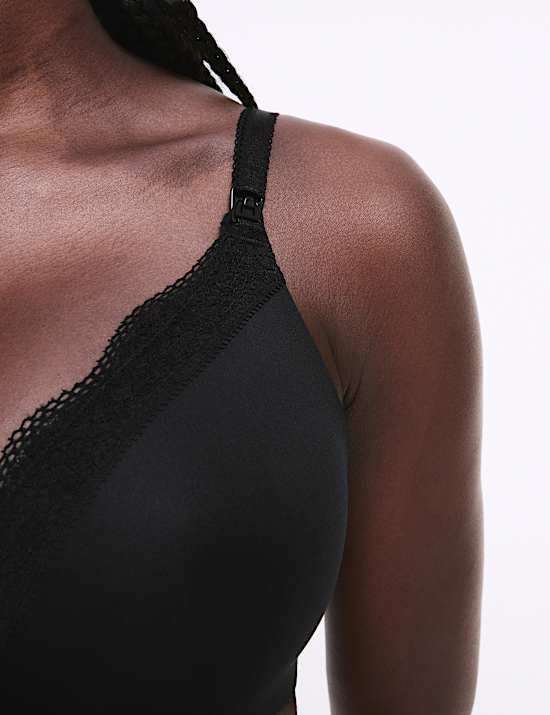 2pk Jasmine Lace Trim Maternity Nursing Bra B-G