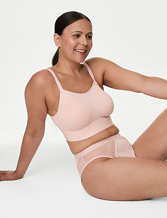 Cotton Non-Wired Post Surgery Cami Bra A-H