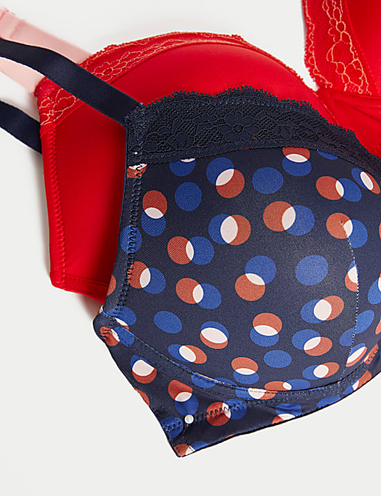 2pk Non Wired T-Shirt Post Surgery Bras (A-E)