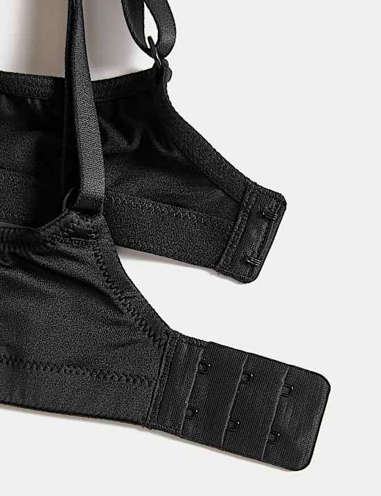 2pk Lace Trim Post Surgery Bras A-E