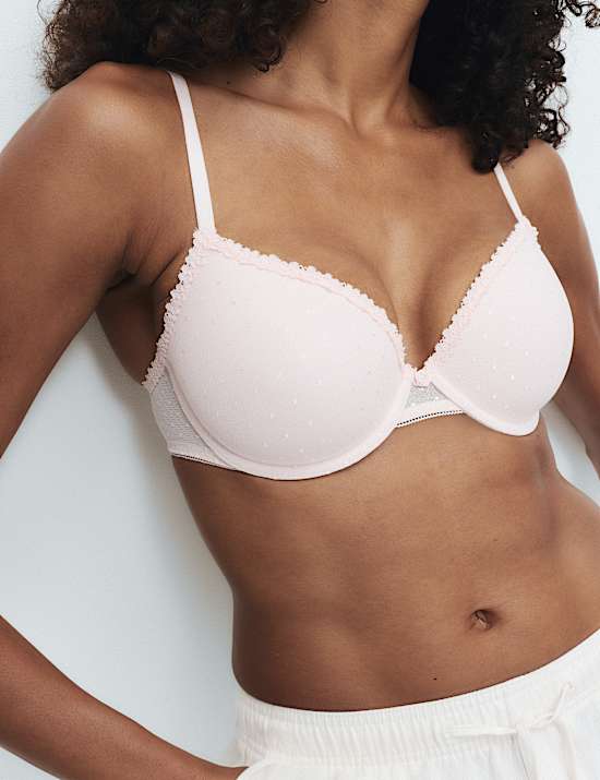 2 Pack Wired Demi Cup Bras (A-E)