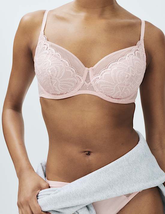 מארז 2 חזיות תחרה Amelia Natural Lift&trade;&lrm; עם ברזלים (מידות A-E)