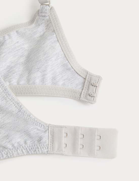 3 Pack Cotton Rich Wired Full Cup Bras (A-E)