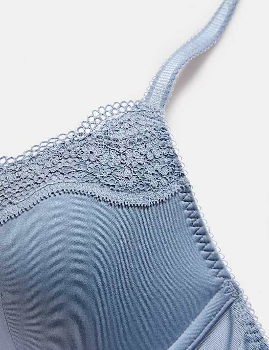 Jasmine Lace Wired Demi Cup Bra A-E