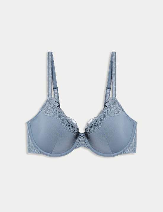 Jasmine Lace Wired Demi Cup Bra A-E