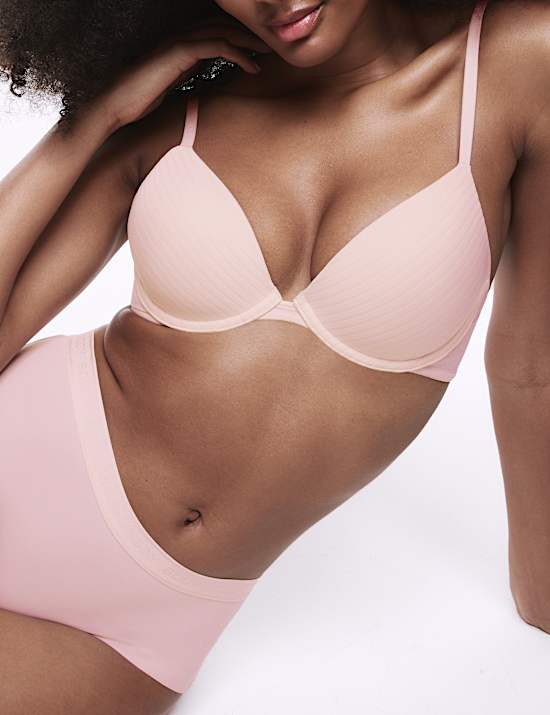 Body Define&trade; Wired Plunge T-Shirt Bra A-E