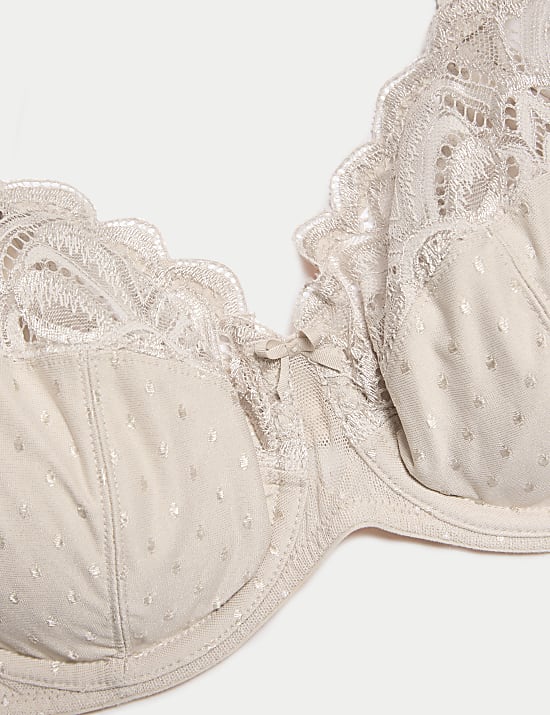 Amelia Lace Wired Full Cup Bra (A-E)