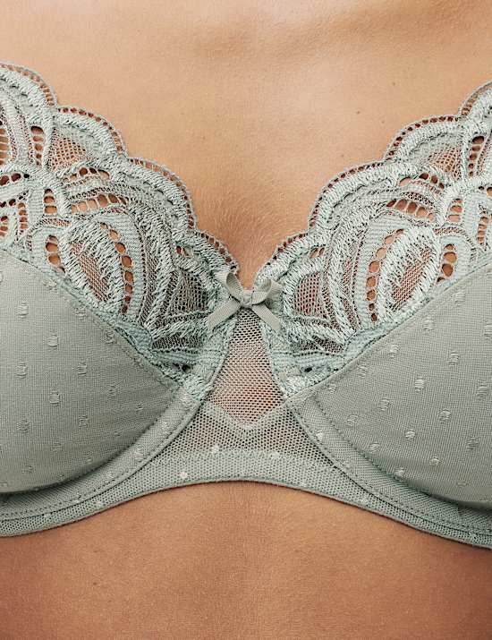 Amelia Lace Wired Full Cup Bra (A-E)