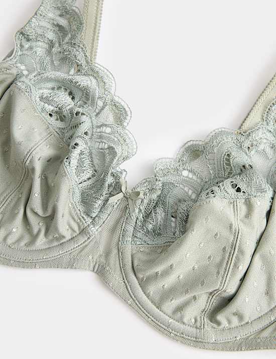 Amelia Lace Wired Full Cup Bra (A-E)