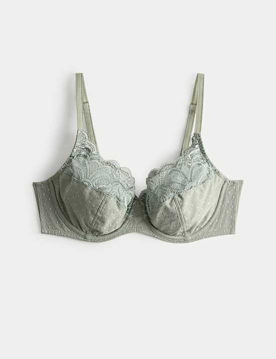 Amelia Lace Wired Full Cup Bra (A-E)