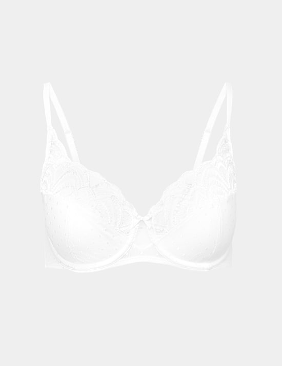Amelia Lace Wired Full Cup Bra A-E